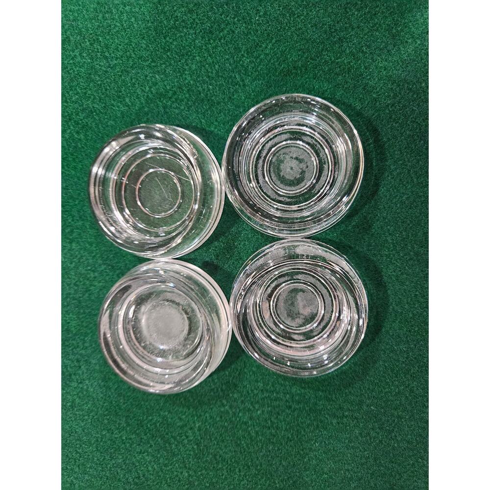 Vintage Furniture Casters Clear Lot of four 1 5/8"